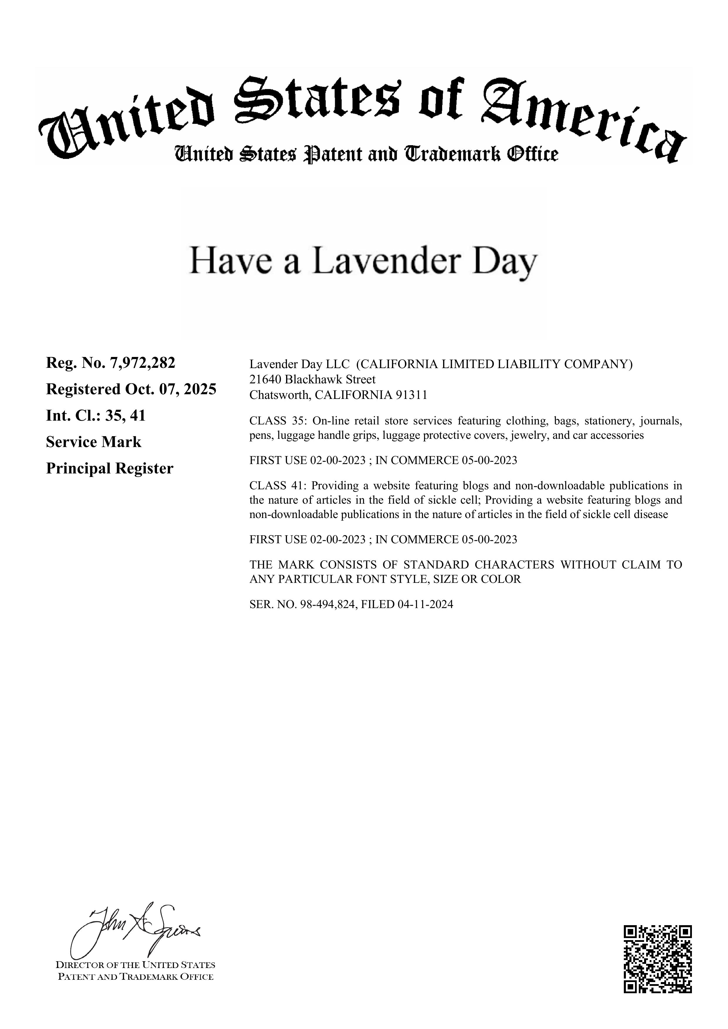 Have a Lavendar Day